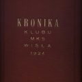 Okładka kroniki Klubu MKS Wisła